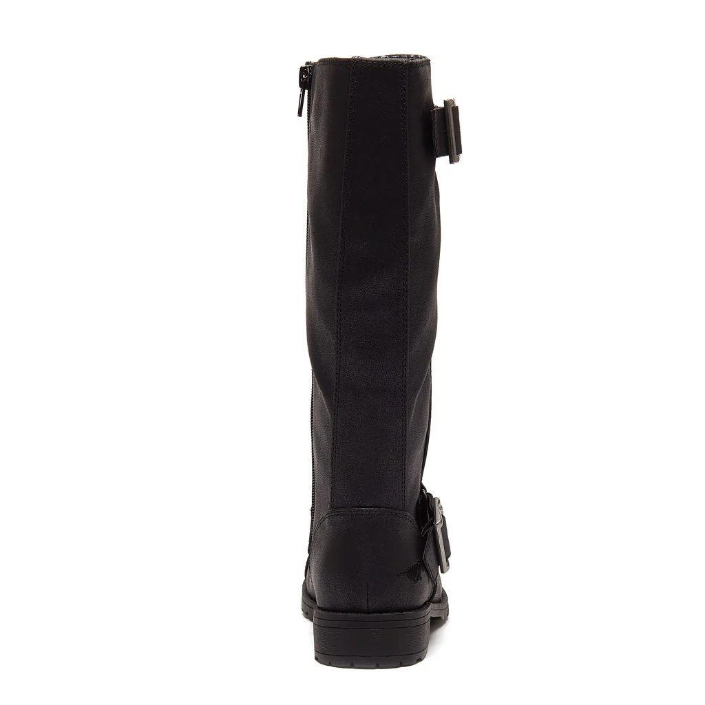 Berry Black Biker Boot - Image 3