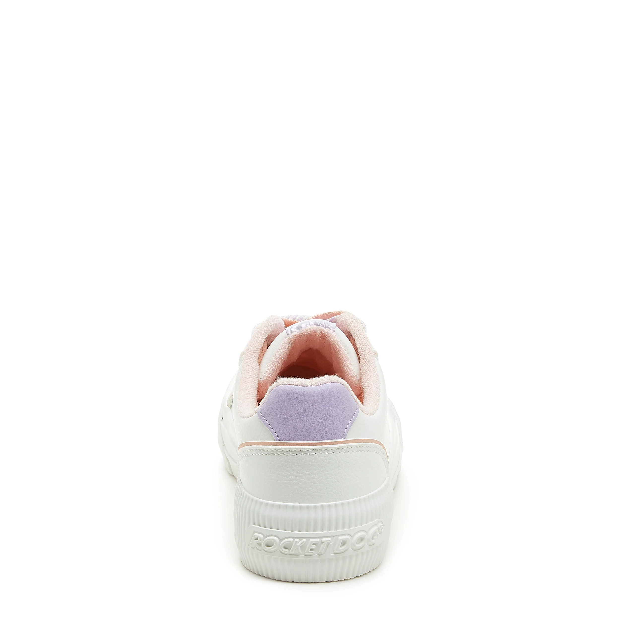 Cheery White Pastel Sport Platform Trainers - Image 4