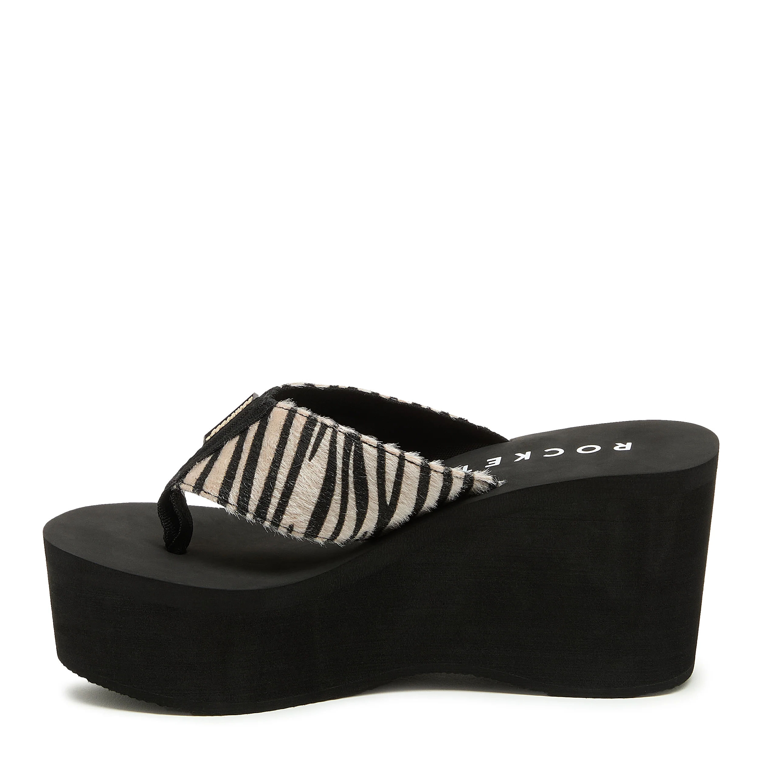 Crush Tan Animal Print Flip-Flops - Image 3