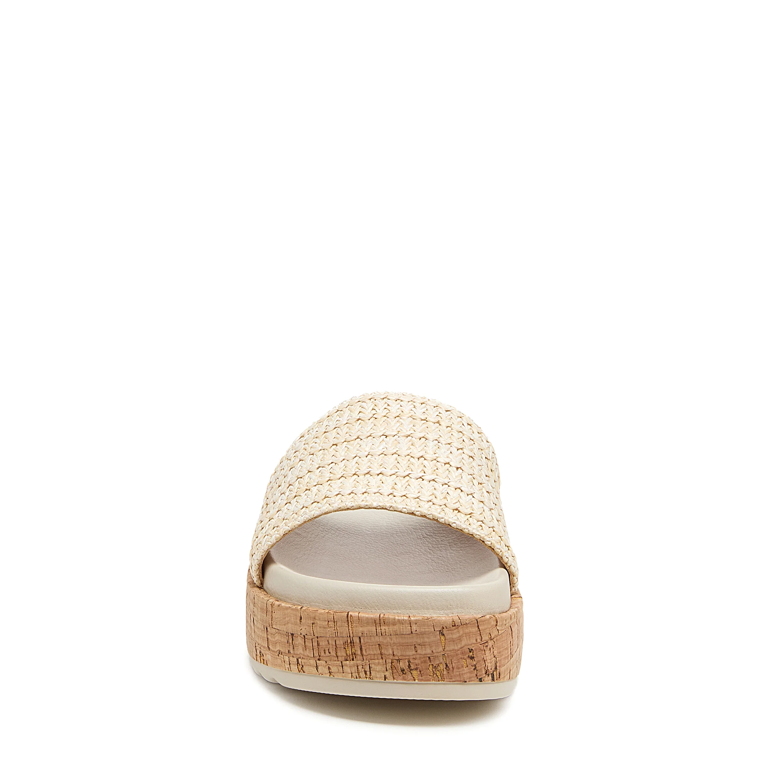 Faye Natural Raffia Platform Sandals - Image 5