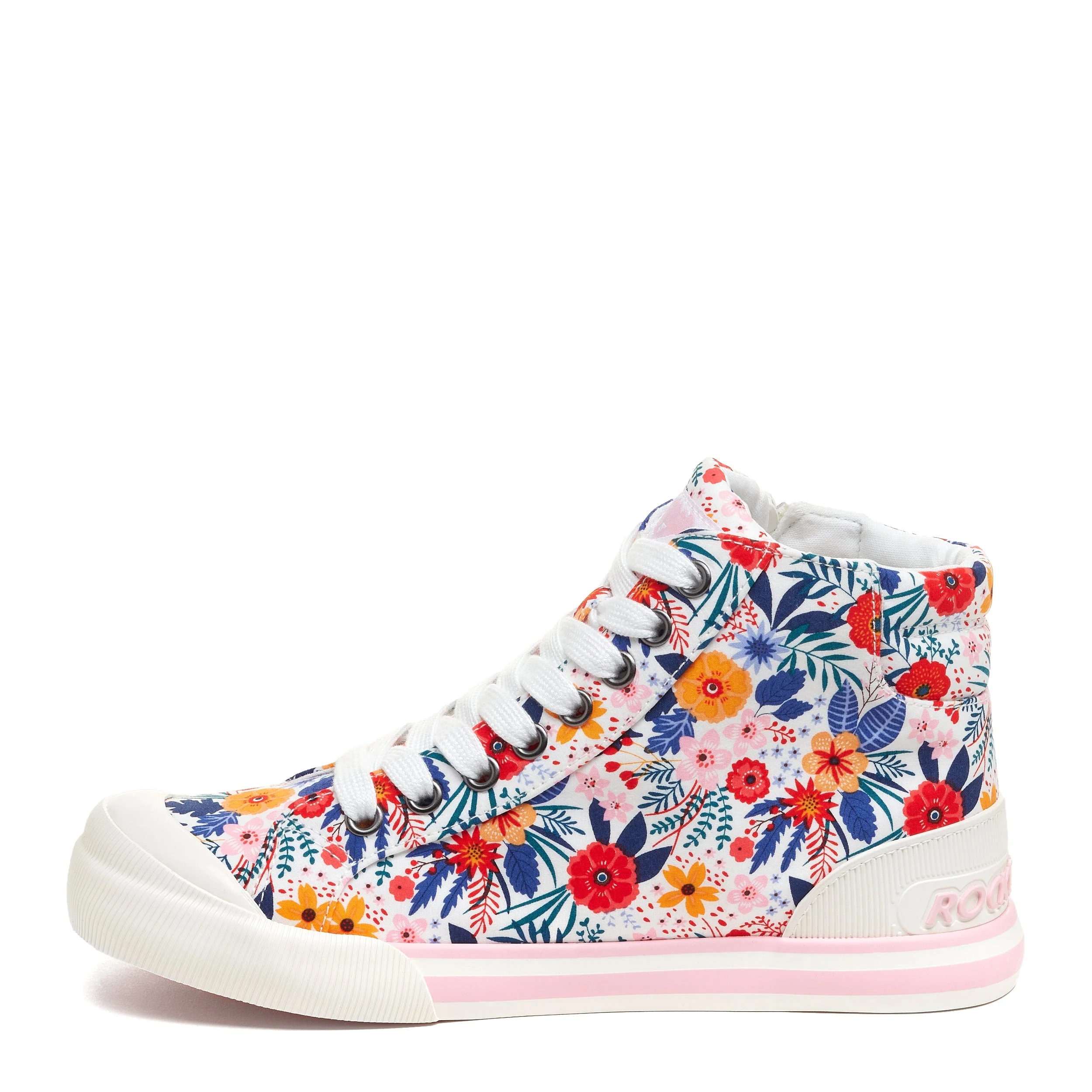 Jazzin Bright Floral High Top Trainers - Image 4
