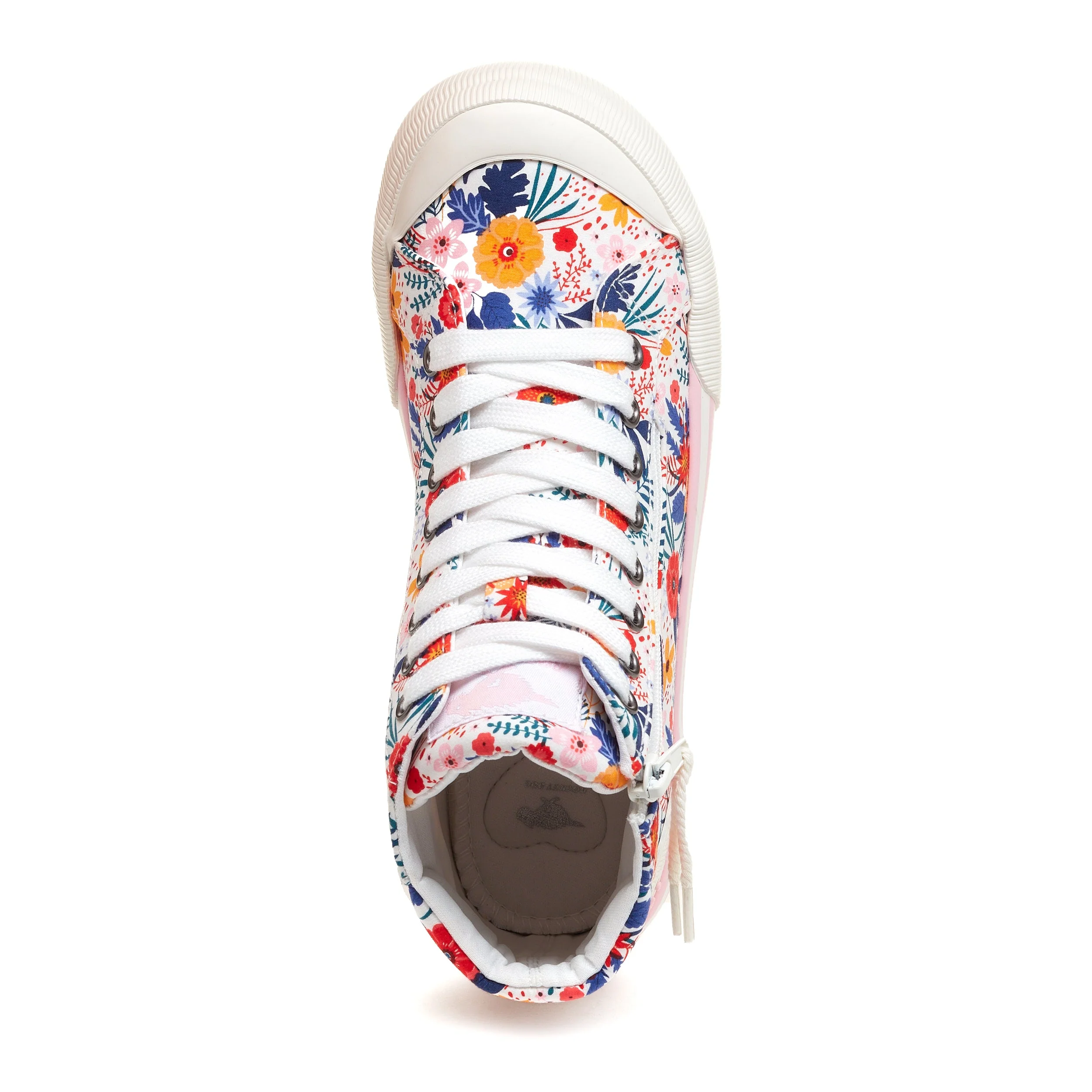 Jazzin Bright Floral High Top Trainers - Image 6