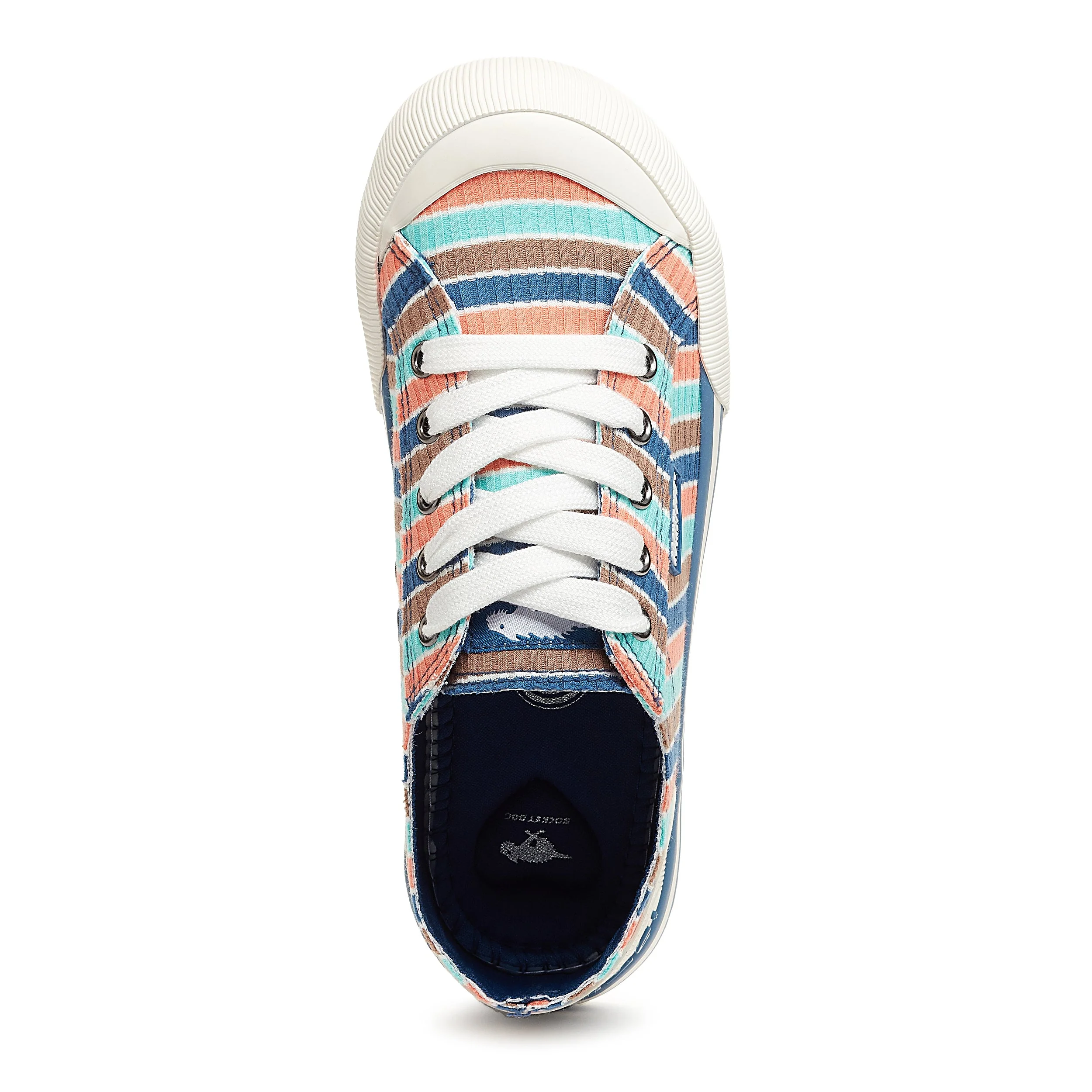 Jazzin Coastal Navy Stripe Trainers - Image 6