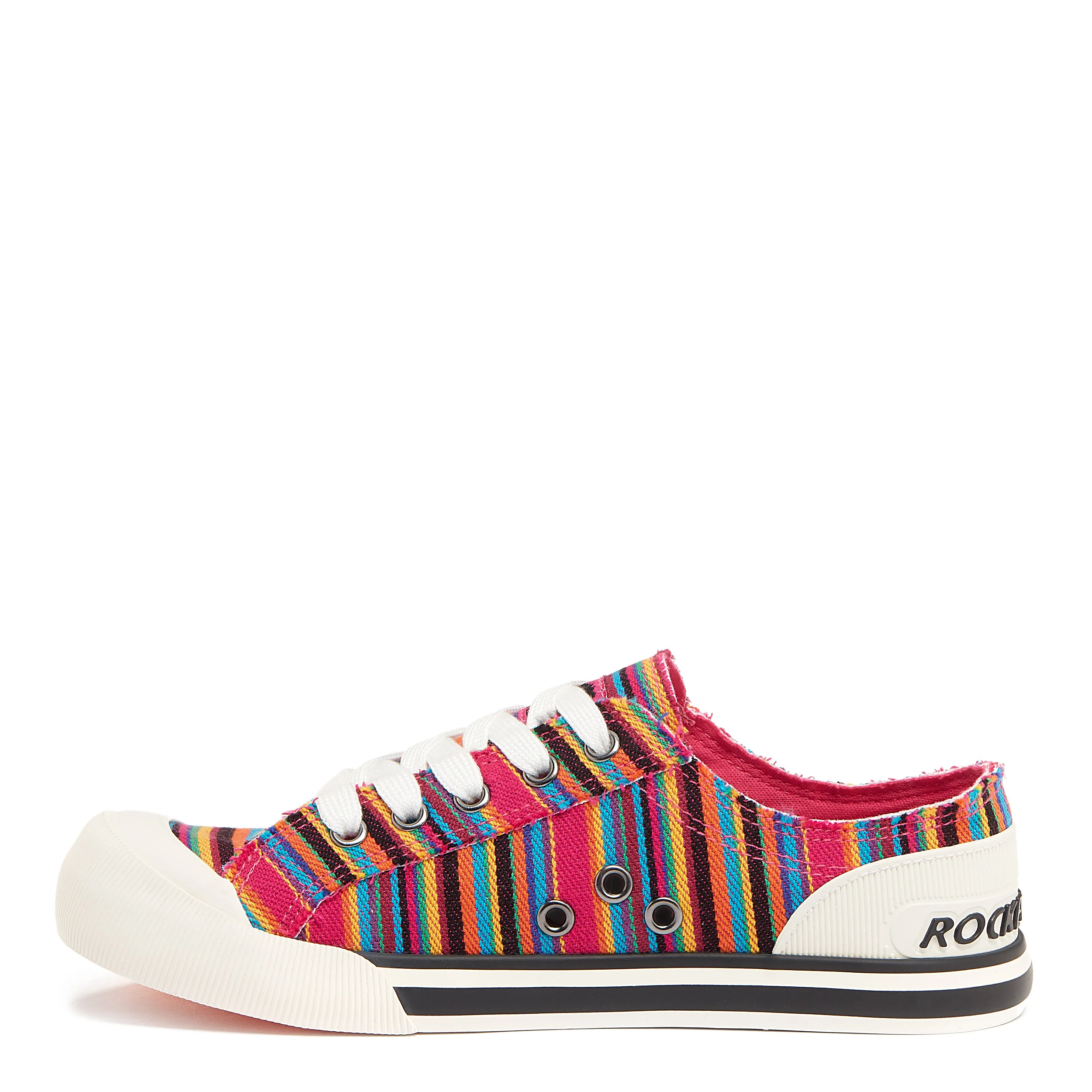 Jazzin Multi Aloe Stripe Trainers - Image 4