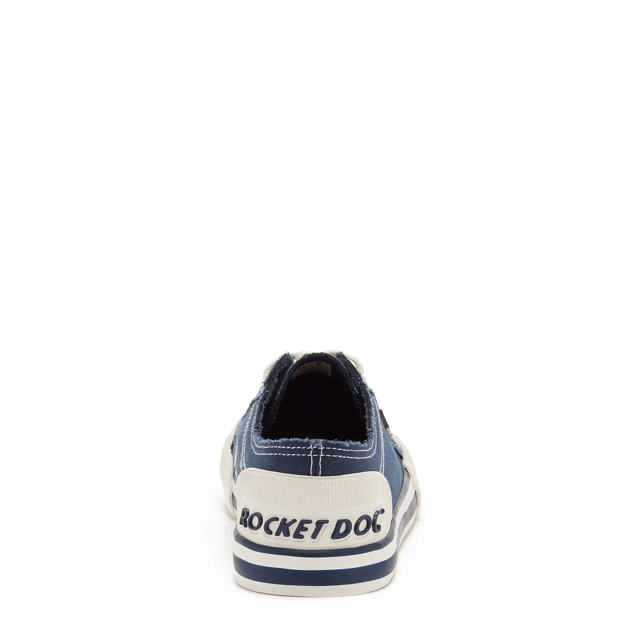 Jazzin Navy Canvas Low-Top Trainers - Image 3