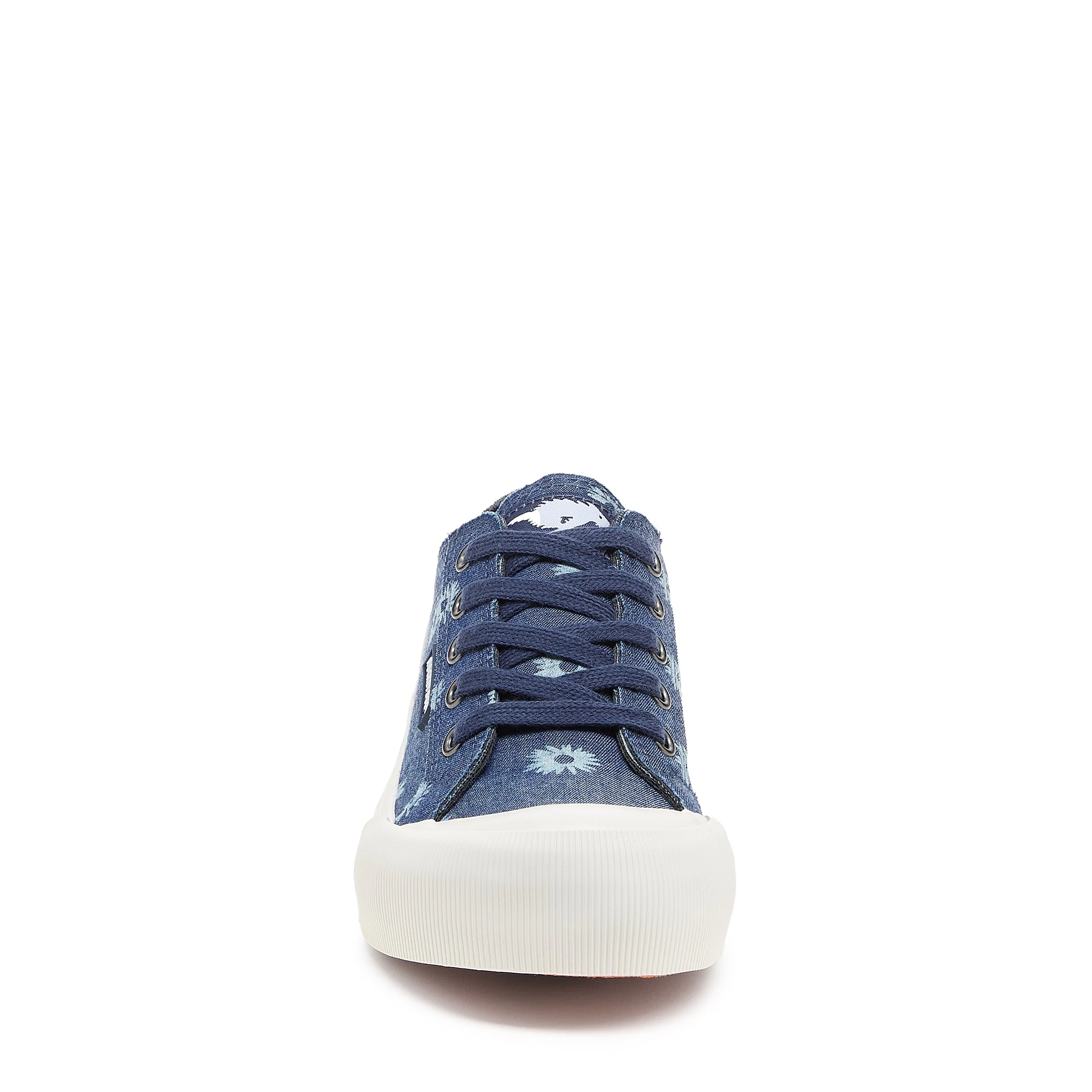 Jazzin Plus Denim Blue Floral Print Trainers - Image 5