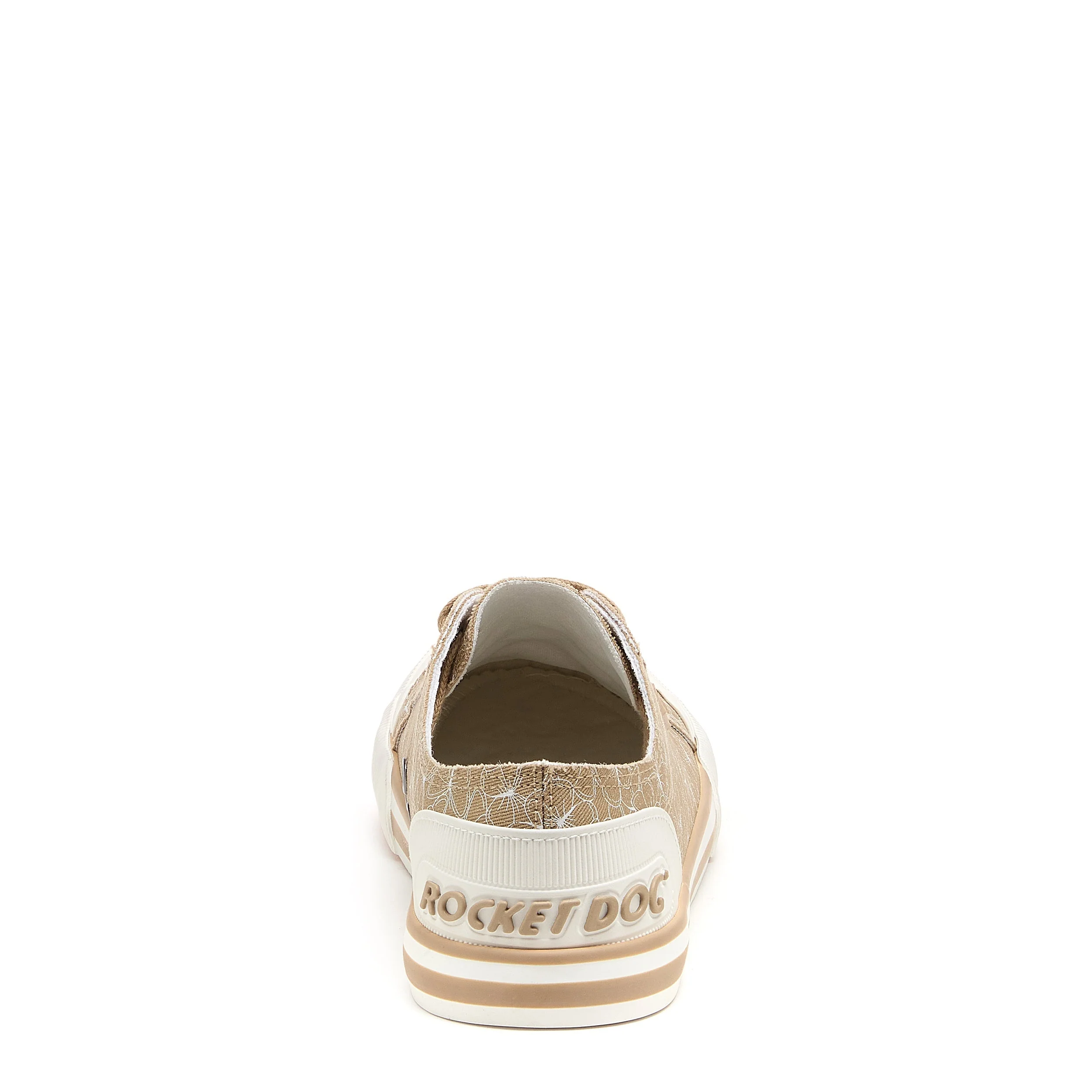 Jazzin Tan Geometric Print Trainers - Image 5