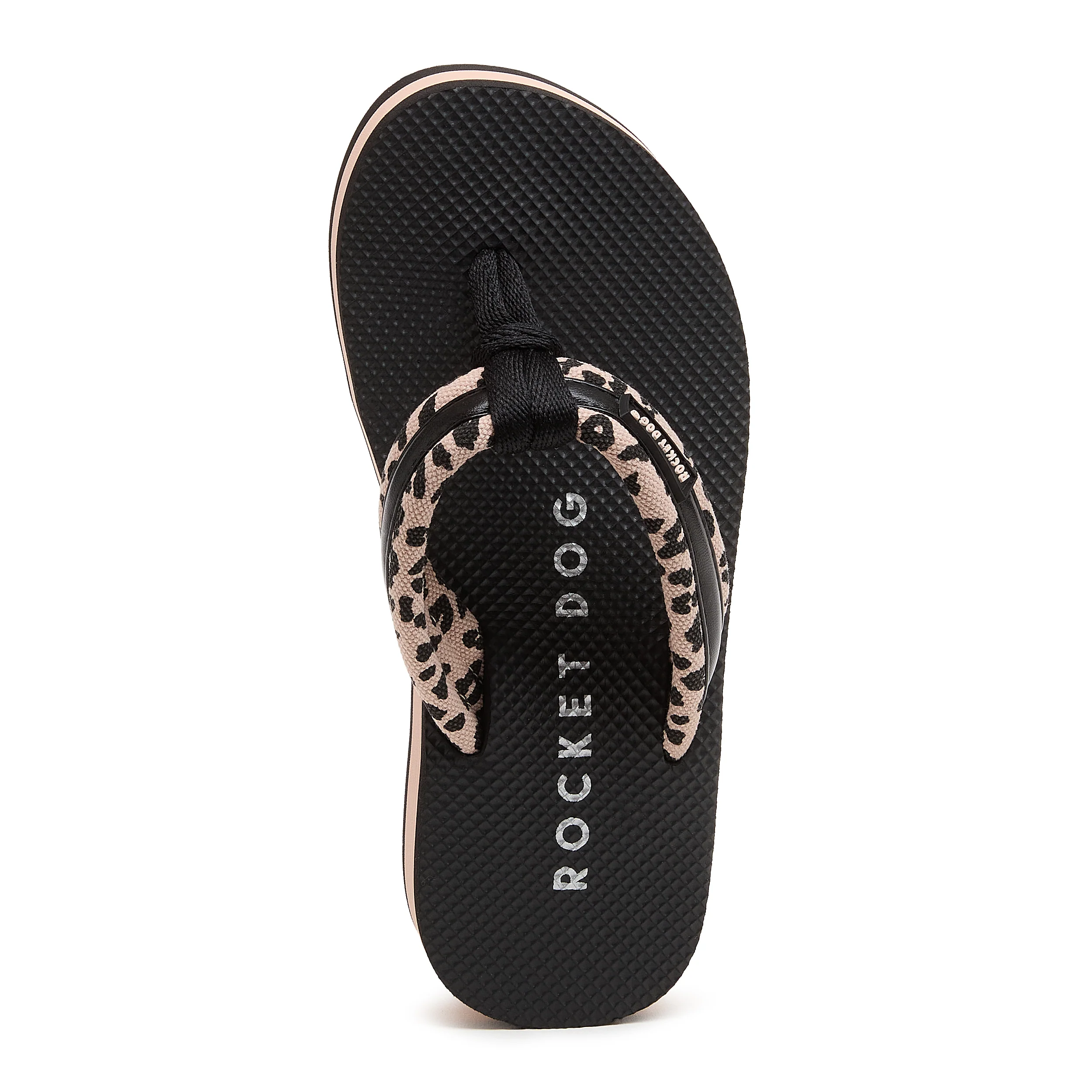 Monica Light Pink Leopard Print Flip-Flops - Image 6
