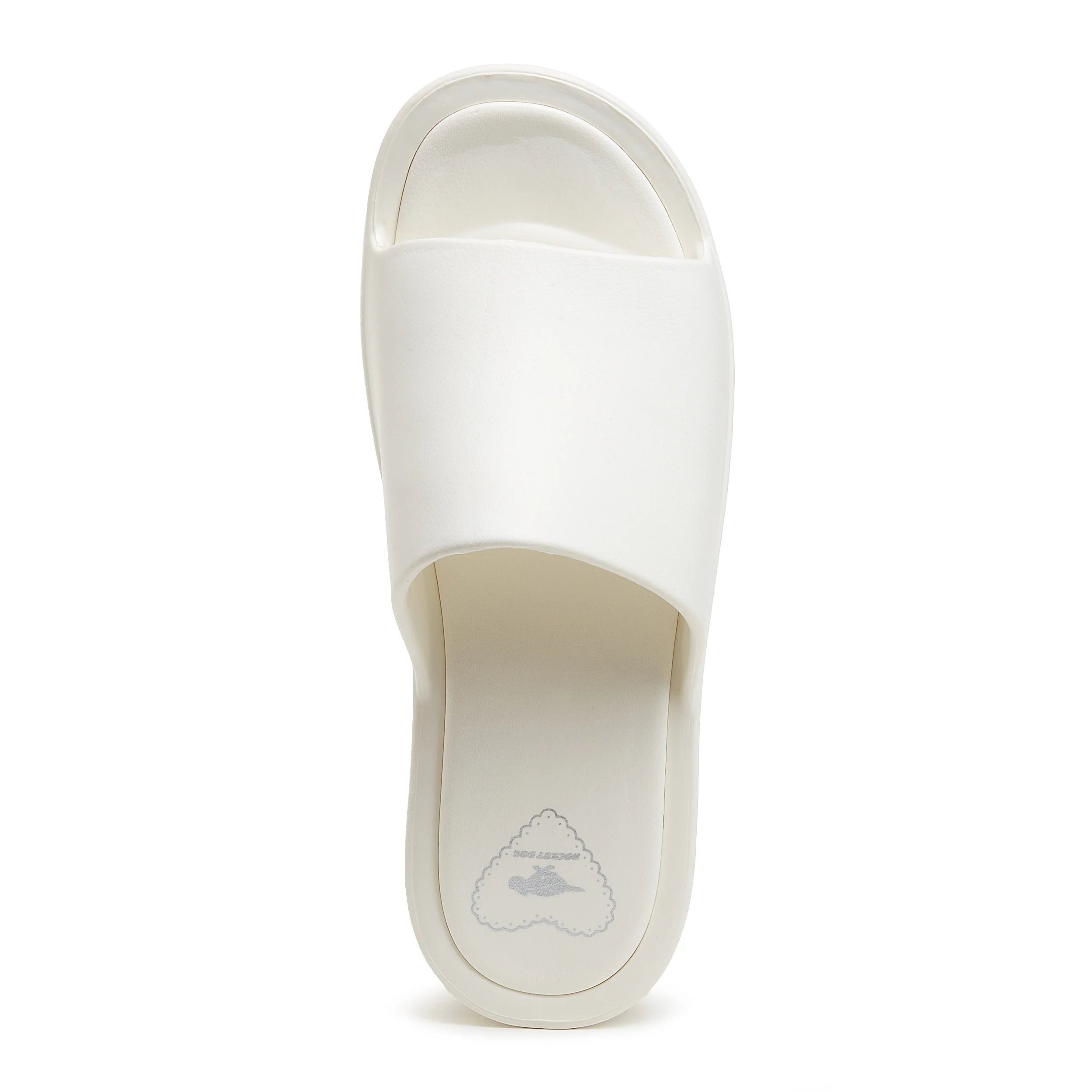 Petal Off White Platform Slide Sandals - Image 6